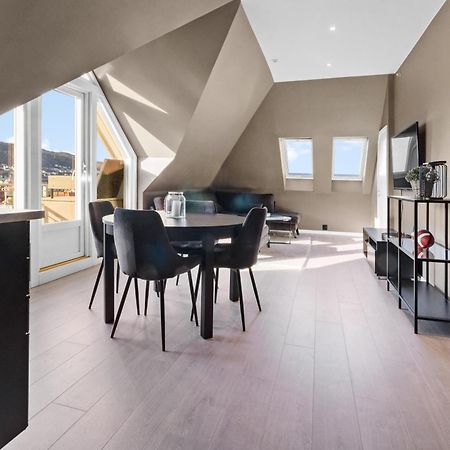 Penthouse Apartment In Берген Экстерьер фото